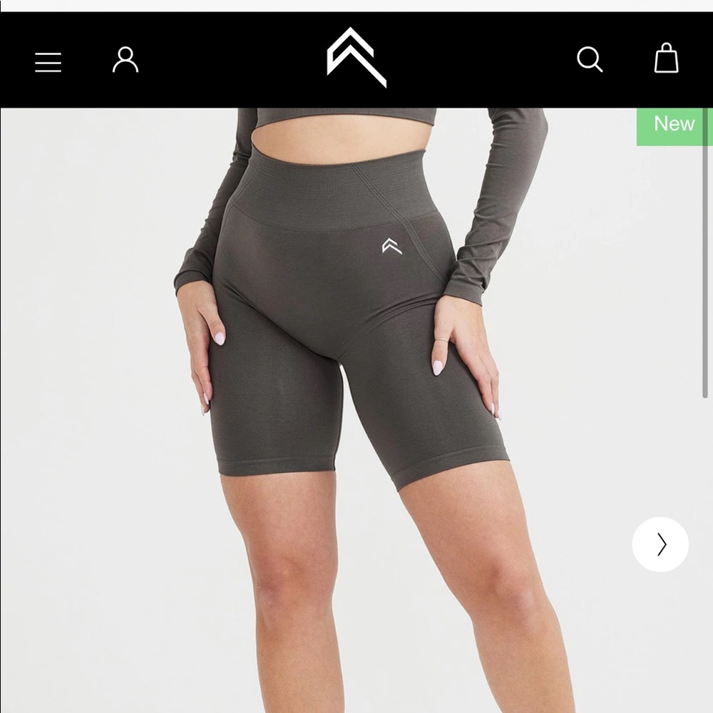 Oner Active effortless seamless shorts deep taupe